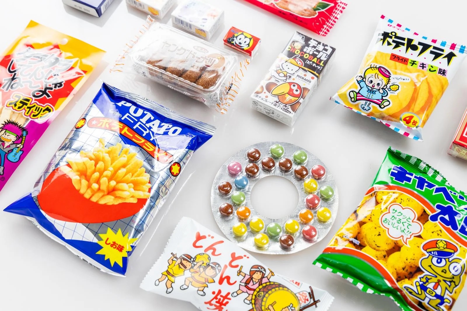 食品や日配品のイラスト